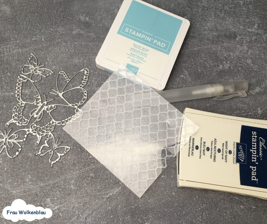 Aquarelltechnik mit Folie Material